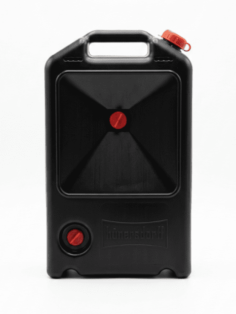 HDPE Oil Change Can black, 8 L Capacity  130x300x500 mm