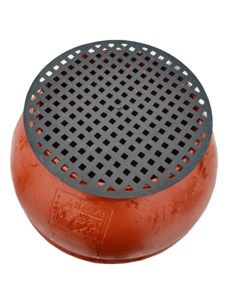 PE BARREL 220 L USED, BROWN COLOUR, SCREW LID(6)