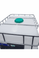 IBC CONTAINER 1000L REFURBISHED WASHED AFTER FOOD, WITHOUT UN, PLASTIC PAL. 225/50(2)2