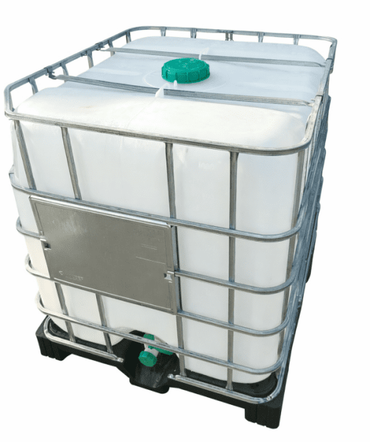 IBC CONTAINER 1000L REKO 150/50 WITHOUT UN NEW CONTAINER, PLASTIC PALLET, INTEGRATED FLAP TAP(2)