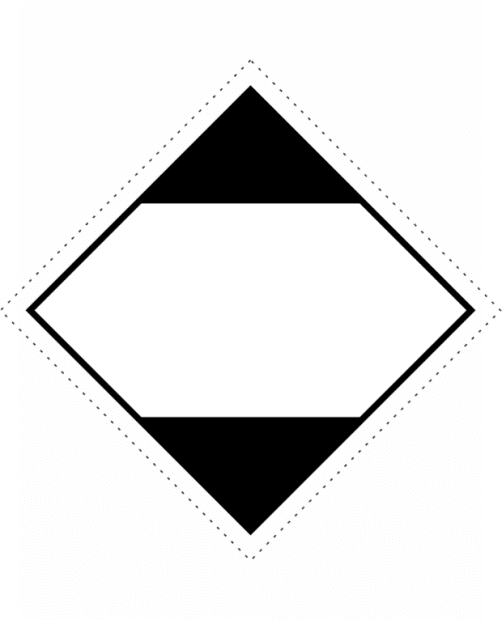 ADR Self-Adhesive Label - Limited Quantity - lq - Road, Rail, Water  (11.5 x 11.5 cm)