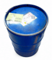 200 L METAL DRUM, USED, PAINTED INSIDE AND OUT, REMOVABLE LID + PLUG LEVER CLOSURE(2)2