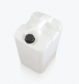 Plastic canister 25L natural, used, empty, UN 3H1/Y1.5/120, approx. 980 g, stackable, including cap(2)2