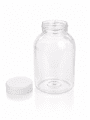CAN 1100 ML CLEAR 55/100 x 160 MM INCLUDING WHITE SCREW CAP(2)2