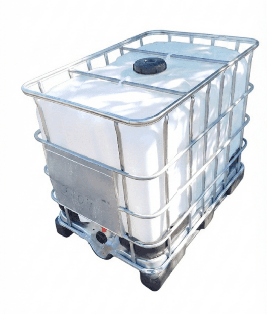 IBC CONTAINER 600L WERIT 150/50 REKO NEW BOTTLE PLASTIC PALLET REPLACEABLE FLAP COCK(2)