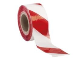 Marking Tape, 7.5 cm x 500 m, Red and White