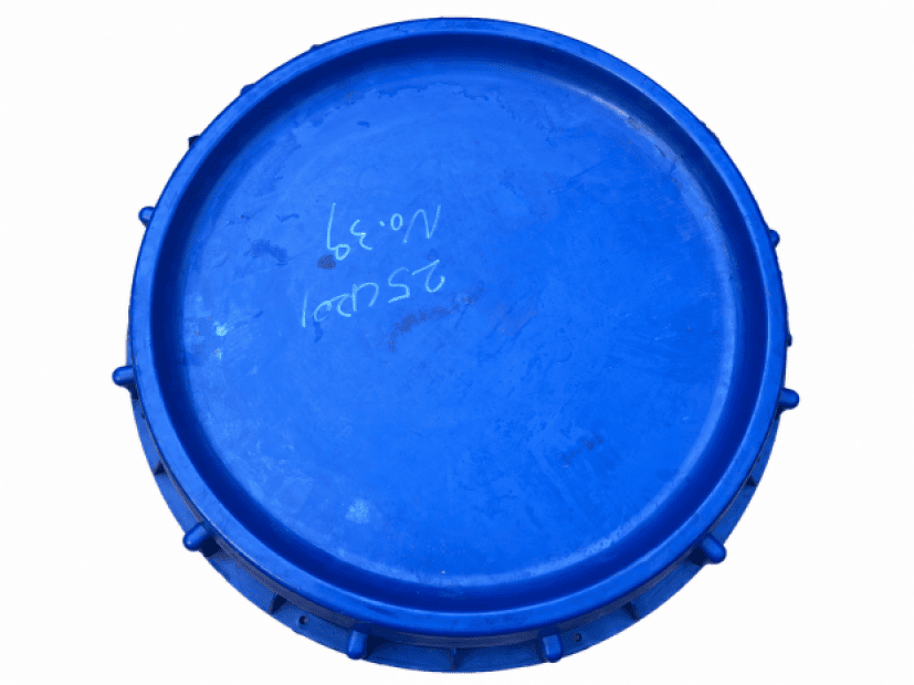 PE BARREL 220 L USED, SCREW LID(7)