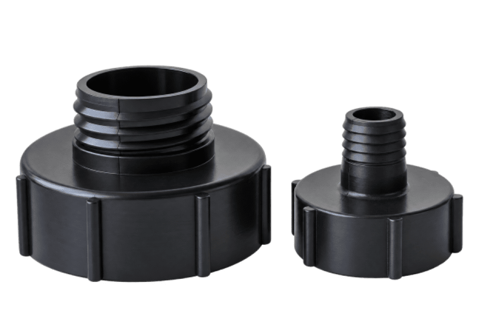 PP REDUCTION DN 80 MM / 25 MM BLACK - 1 "(2)