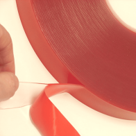 TRANSPARENT ACRYLIC DOUBLE-SIDED ADHESIVE TAPE (12MM x 33M x 1MM)