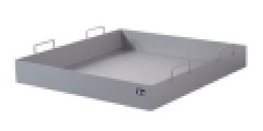 Metal drip tray - capacity 220 l
