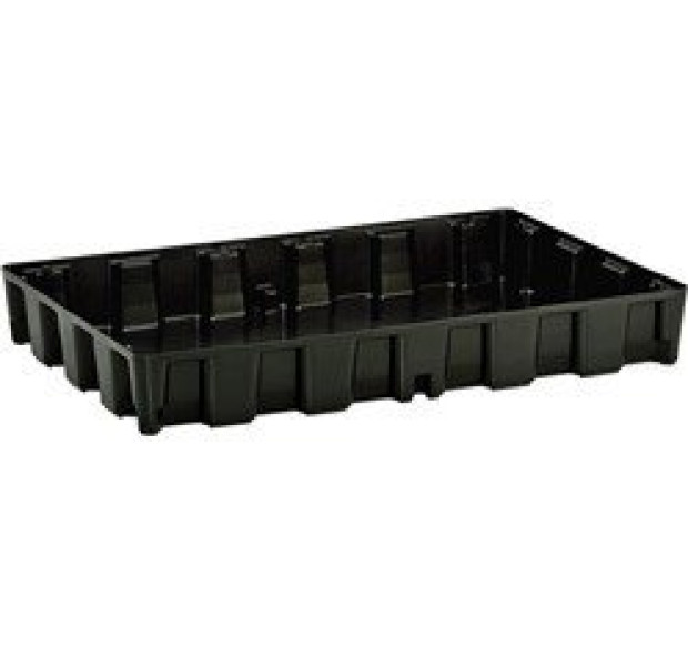 PLASTIC ROLLER, 120 L VOLUME, WITHOUT GRILL 120 X 80 X 16.50 CM