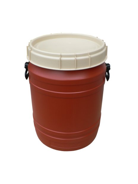 PLASTIC SUD CURTEC 64L UN BROWN / BEIGE HOLDER SCREW LID