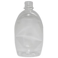 PET BOTTLE 500 ML TRANSPARENT DOSAGE DISPENSER 28/410 WITHOUT CLOSING