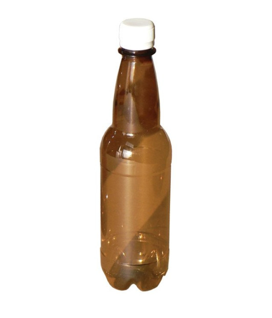 500 ML PET BOTTLE FOR BEER BROWN WITHOUT CLOSING