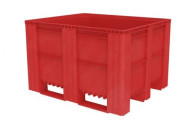 PLASTIC BOX TYPE 1000, SIZE 1200 x 1000 x 740 MM, RED STANDARD