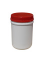 HDPE BOX 1300 ML WHITE UNI 103/80 x 183 MM INCLUDING LID + SPIDER
