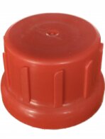 805-84182 PP RED CAP WITH BLEEDING BOTTLE FOR BOTTLE BOTTOM SERIES 308/310 500-2500 ML