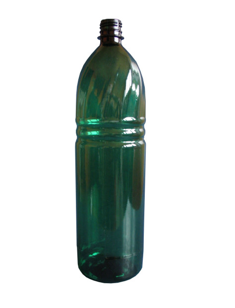 PET BOTTLE 1.5 L FOR WINE GREEN WITHOUT CLOSING