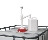 PLASTIC HAND PUMP FOR IBC CONTAINERS - NX IBC + NXM4 AND NXM3 ADAPTER