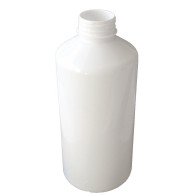 PET BOTTLE 1 L WHITE FOR CHEMICALS FOR CHILD LOCK FIRM 38 MM