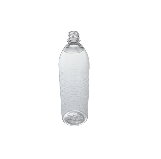 PET BOTTLE 1 L CLEARS THE BLAST WITHOUT CLOSING