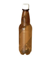 500 ML PET BOTTLE FOR BEER BROWN WITHOUT CLOSING