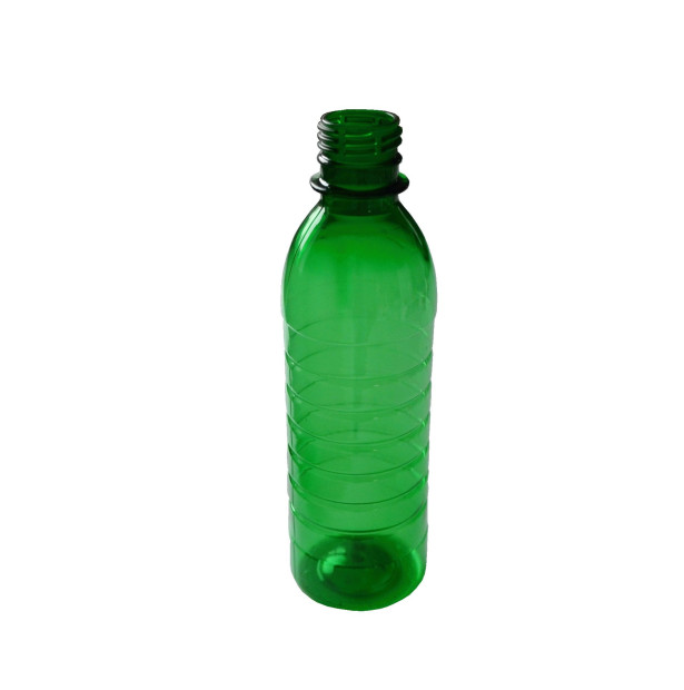 PET BOTTLE 500 ML GREEN BROWN WITHOUT CLOSING(2)