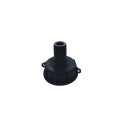 PP REDUCTION DN 50 MM / 20 MM BLACK - 3/4" FINE THREAD(2)2