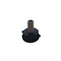 PP REDUCTION DN 50 MM / 20 MM BLACK - 3/4" FINE THREAD