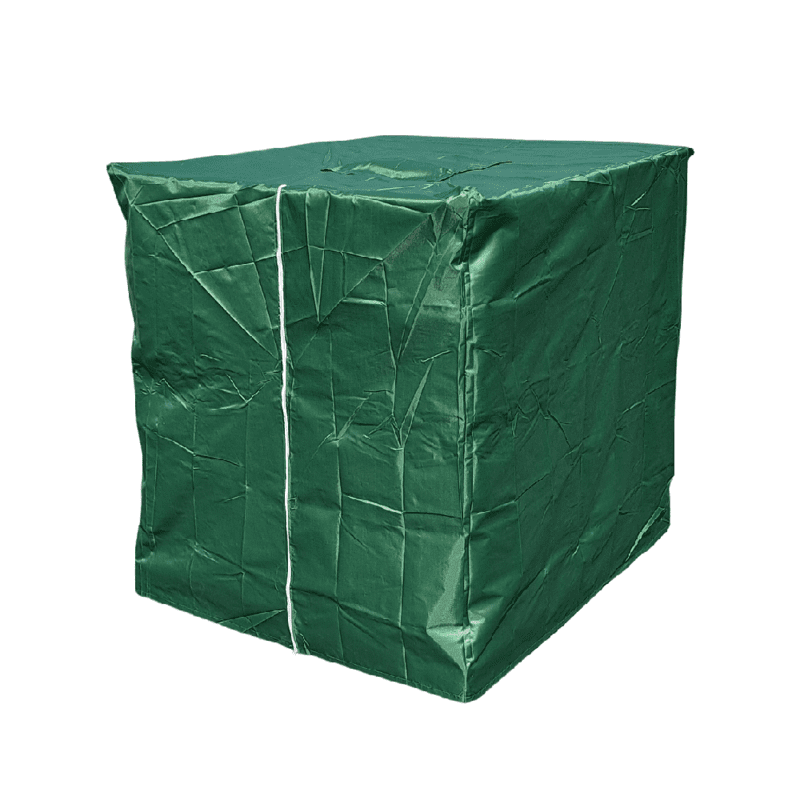 Protective cover for IBC container green UV protection